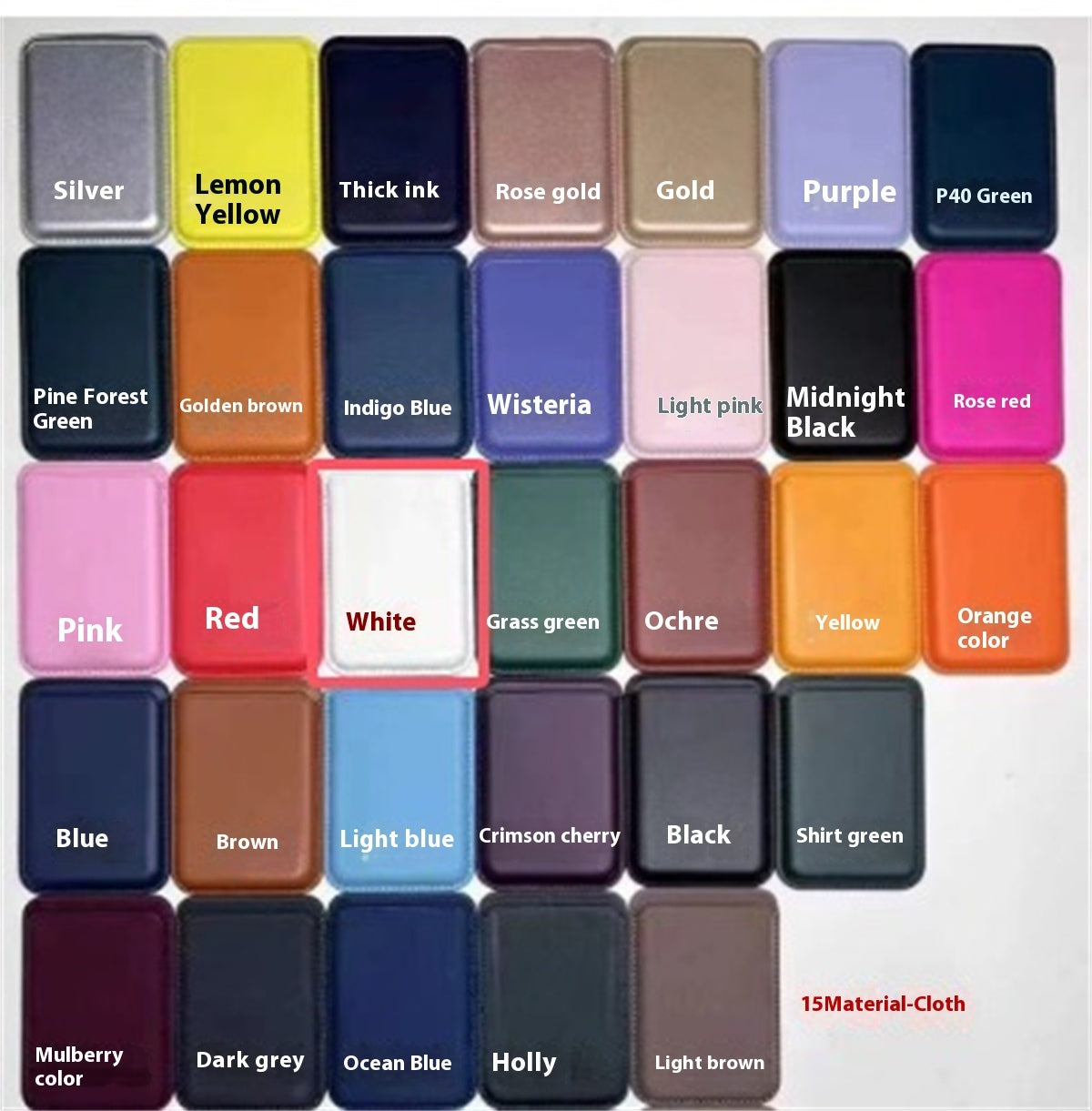 For Magsafe Magnetic Luxury Leather Card Holder Wallet Case For 14 Pro Max 13 12 Phone Bag Adsorption Accessories Cover