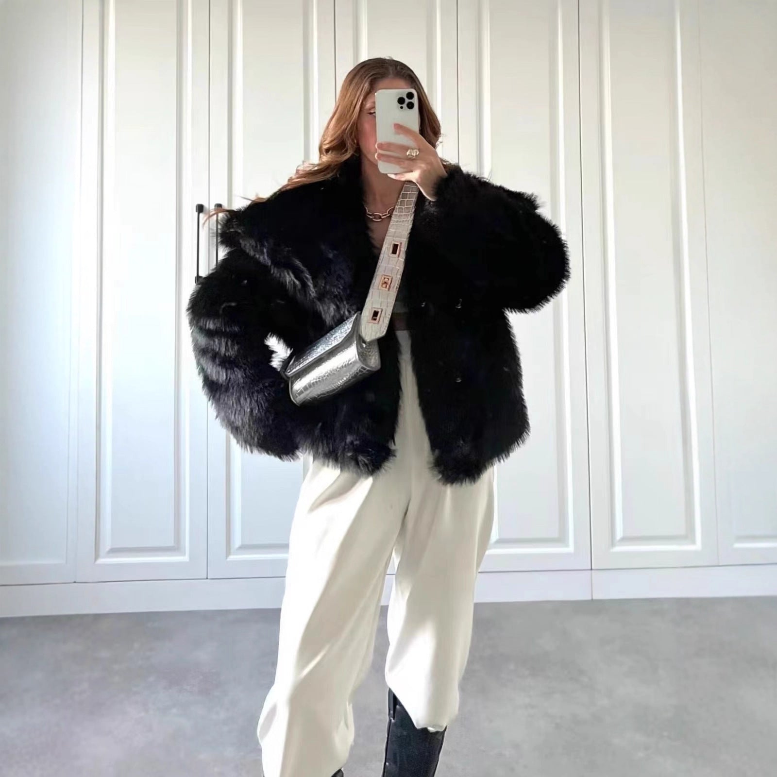 New High-grade Artificial Fur Short Heavy