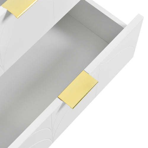 Moderner Nachttisch Aus Metallfaserplatte