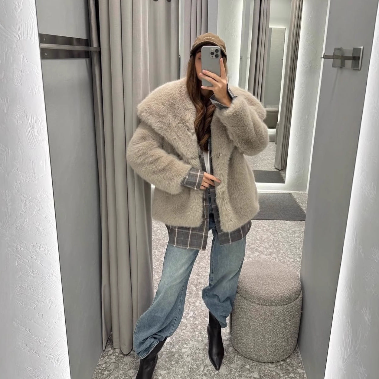 New High-grade Artificial Fur Short Heavy