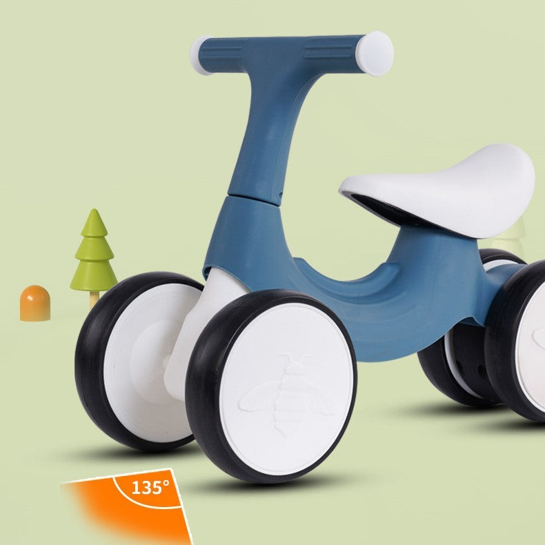 Children Learn To Walk Parallel Cars Without Pedals