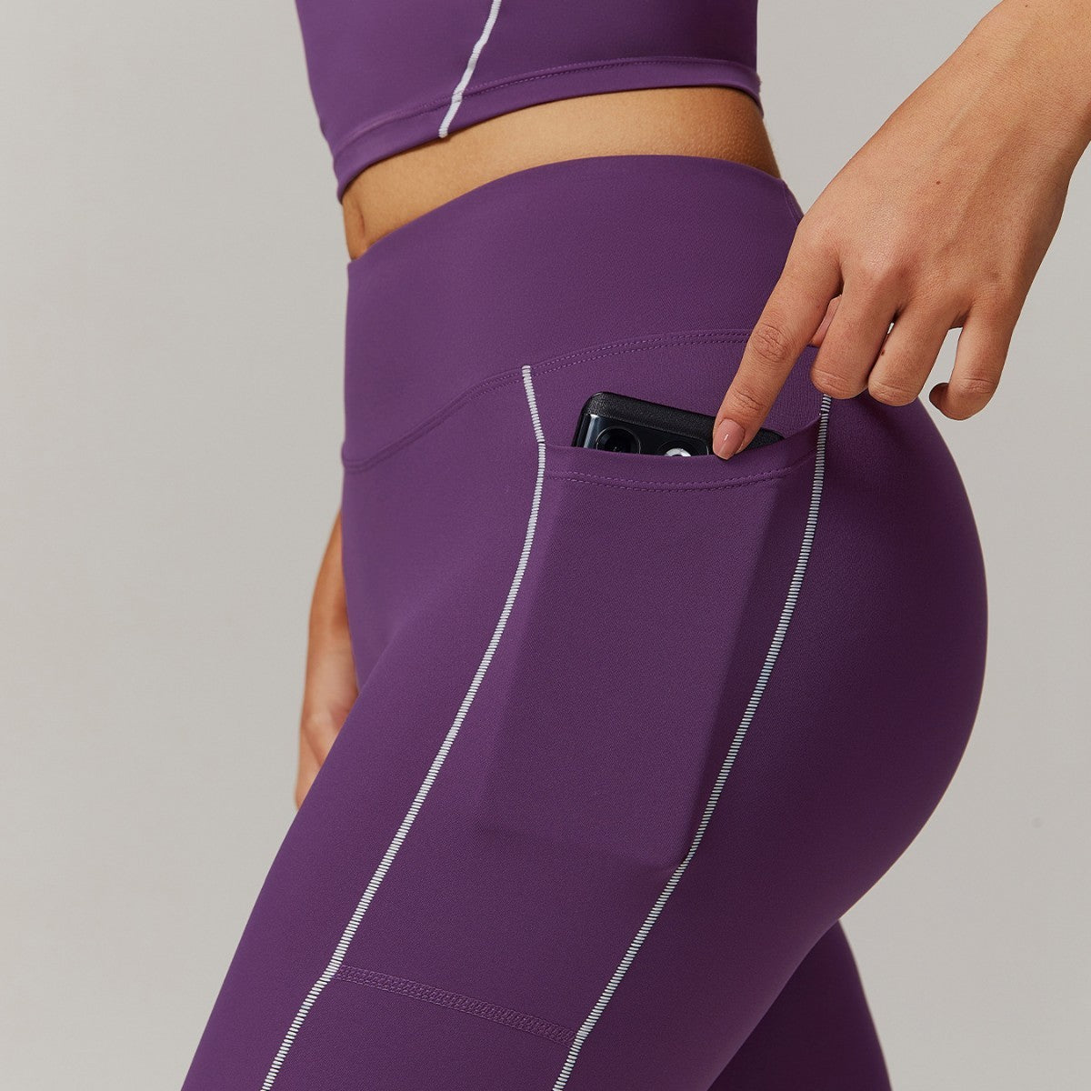 Elastic Fake Two-piece High-grade Women's Sports Running Fitness Clothes