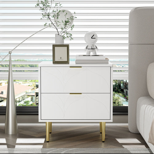 Moderner Nachttisch Aus Metallfaserplatte